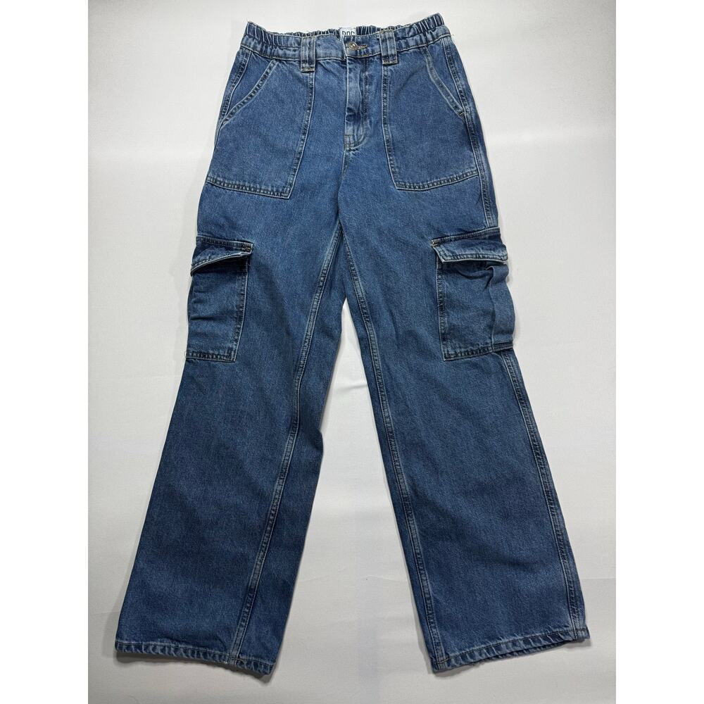 BDG Urban Outfitters Women's Skater Cargo Blue Denim Jeans - Size 28x32 (28x30)